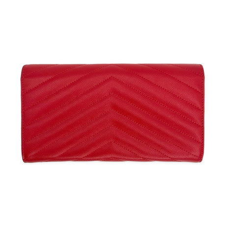 Quilted Grain de Poudre Cassandre Large Flap Wallet