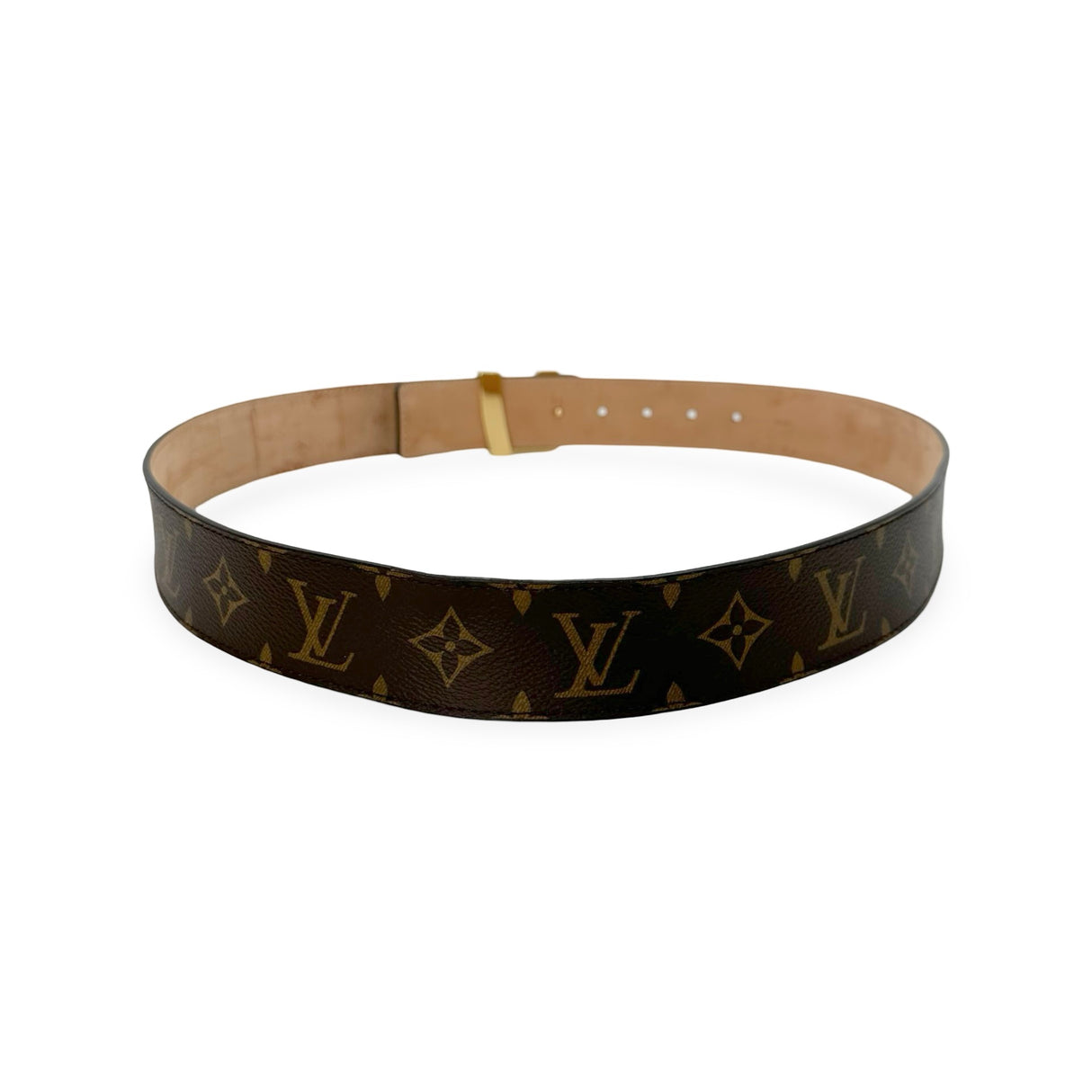 LOUIS VUITTON: Monogram Initiales Belt