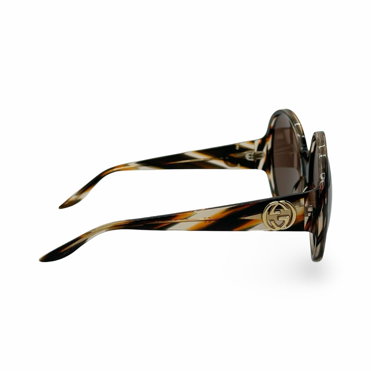 GUCCI: Oversize Round Sunglasses