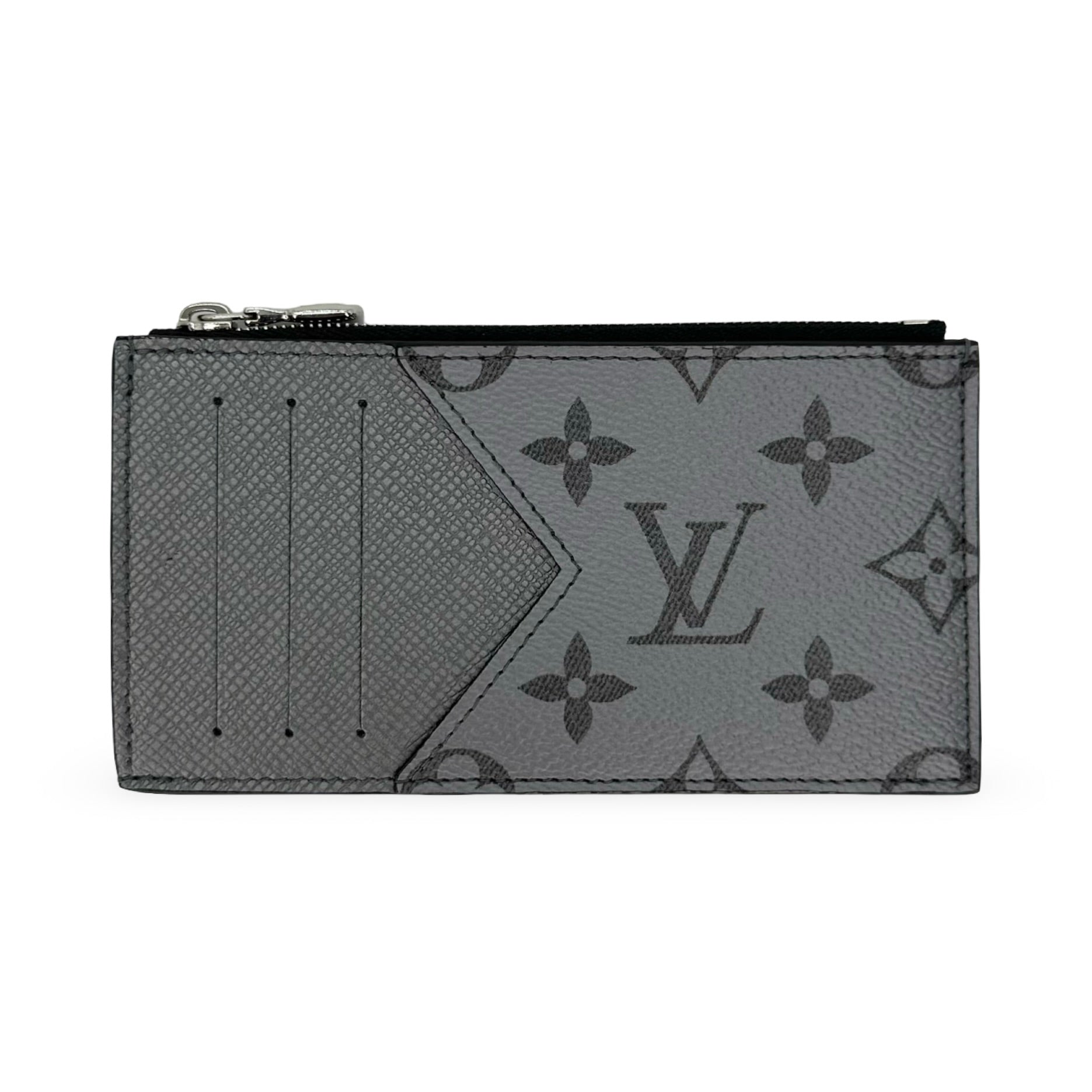 LOUIS VUITTON: Monogram Taigarama Coin Card Holder – Luv