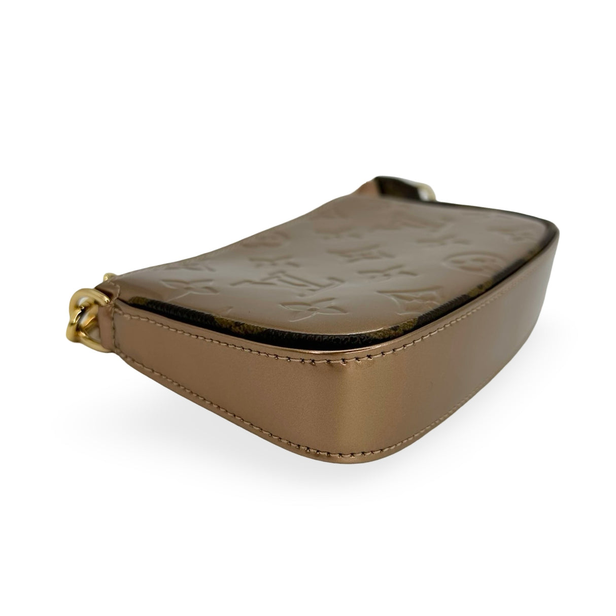 LOUIS VUITTON: Monogram Vernis Mini Pochette Accessoires