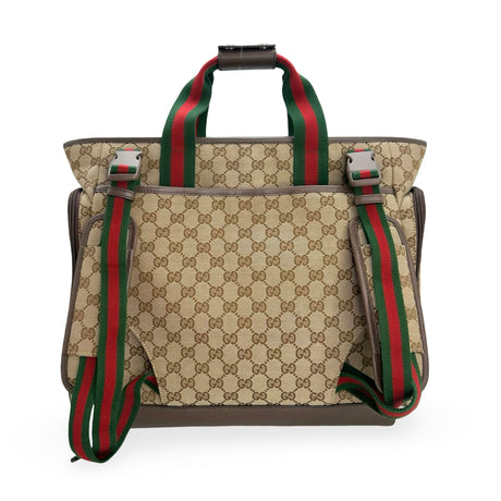 GUCCI: GG Canvas Large Convertible Changing Bag