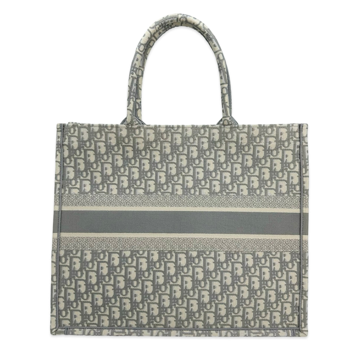 CHRISTIAN DIOR: Oblique Embroidered Large Book Tote