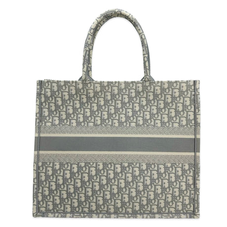 CHRISTIAN DIOR: Oblique Embroidered Large Book Tote