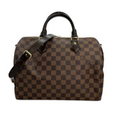 LOUIS VUITTON: Damier Ebene Speedy Bandouliere 30