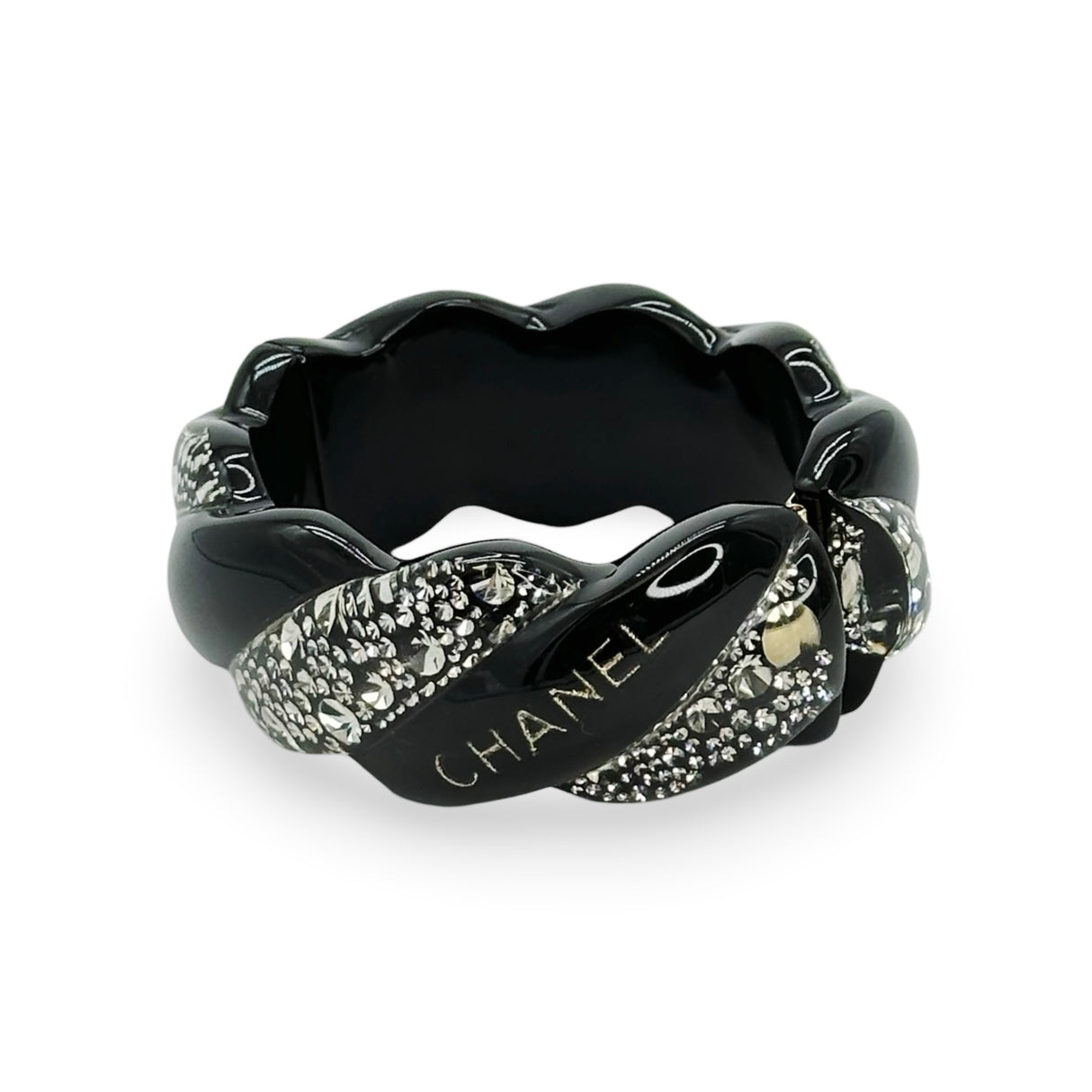 CHANEL: Crystal Resin Bracelet
