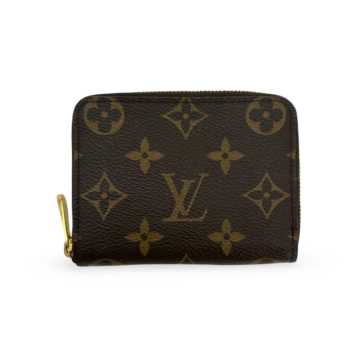 LOUIS VUITTON: Monogram Zippy Coin Purse