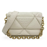 PRADA: Padded Nappa Leather System Shoulder Bag
