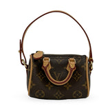 LOUIS VUITTON: Monogram Micro Speedy Bag Charm
