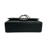 CHANEL: Quilted Caviar Small Classic Double Flap