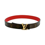 LOUIS VUITTON: Monogram Reversible Initiales Belt