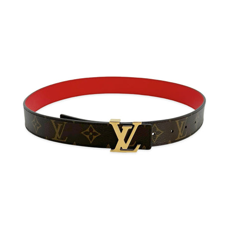 LOUIS VUITTON: Monogram Reversible Initiales Belt