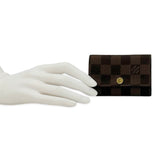 LOUIS VUITTON: Damier Ebene 6 Key Holder