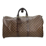 LOUIS VUITTON: Damier Ebene Keepall Bandouliere 55