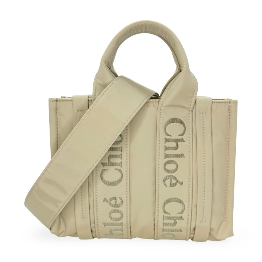 CHLOE: Nylon Small Woody Tote