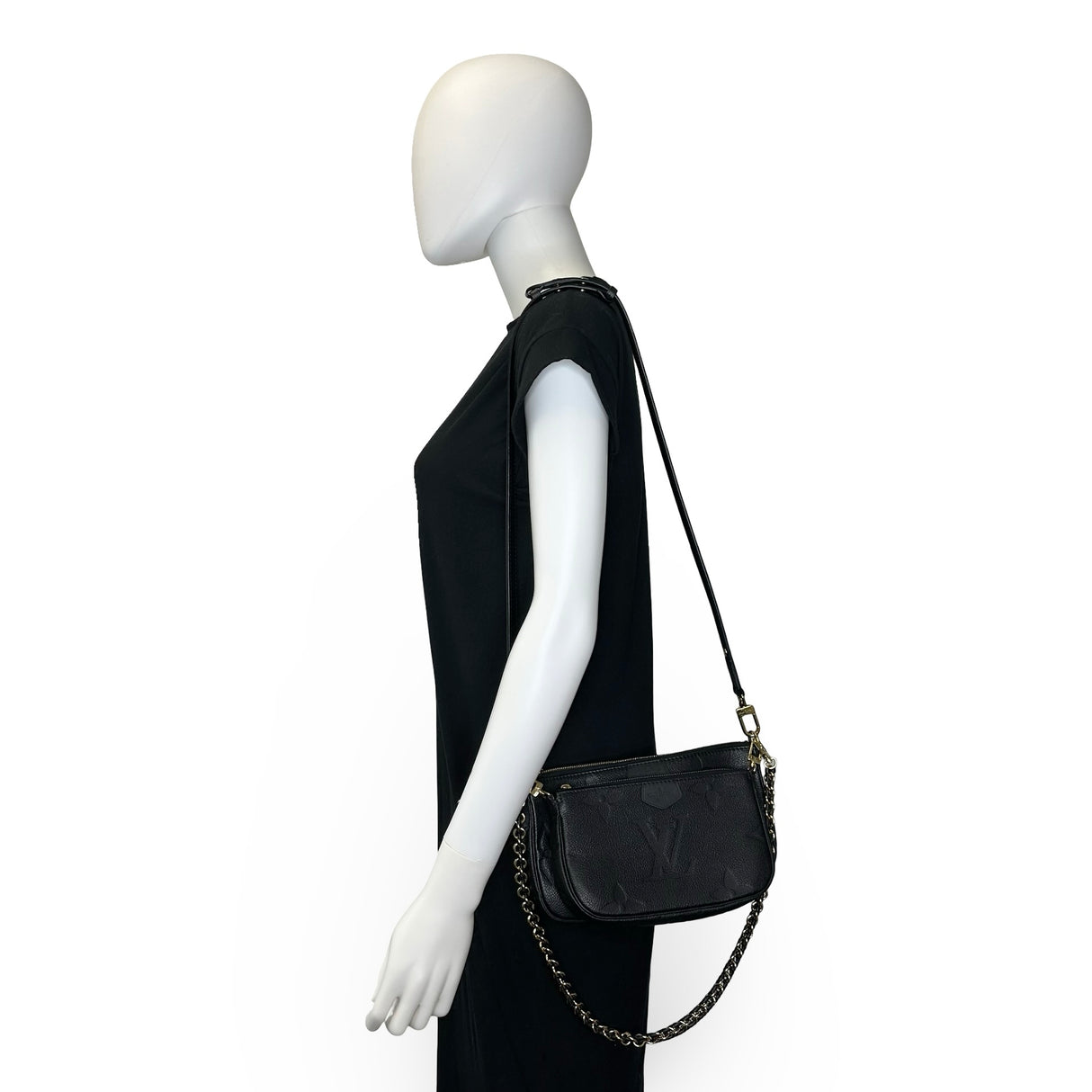 LOUIS VUITTON: Monogram Empreinte Multi Pochette Accessoires