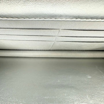 Iridescent Quilted Lambskin Wallet on a Chain