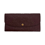LOUIS VUITTON: Monogram Empreinte Emilie Wallet