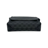 LOUIS VUITTON: Damier Graphite District PM Messenger Bag