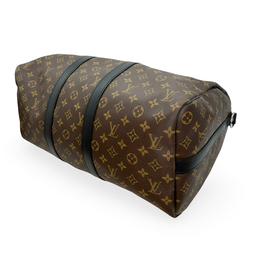 LOUIS VUITTON: Monogram Macassar Keepall Bandouliere 45
