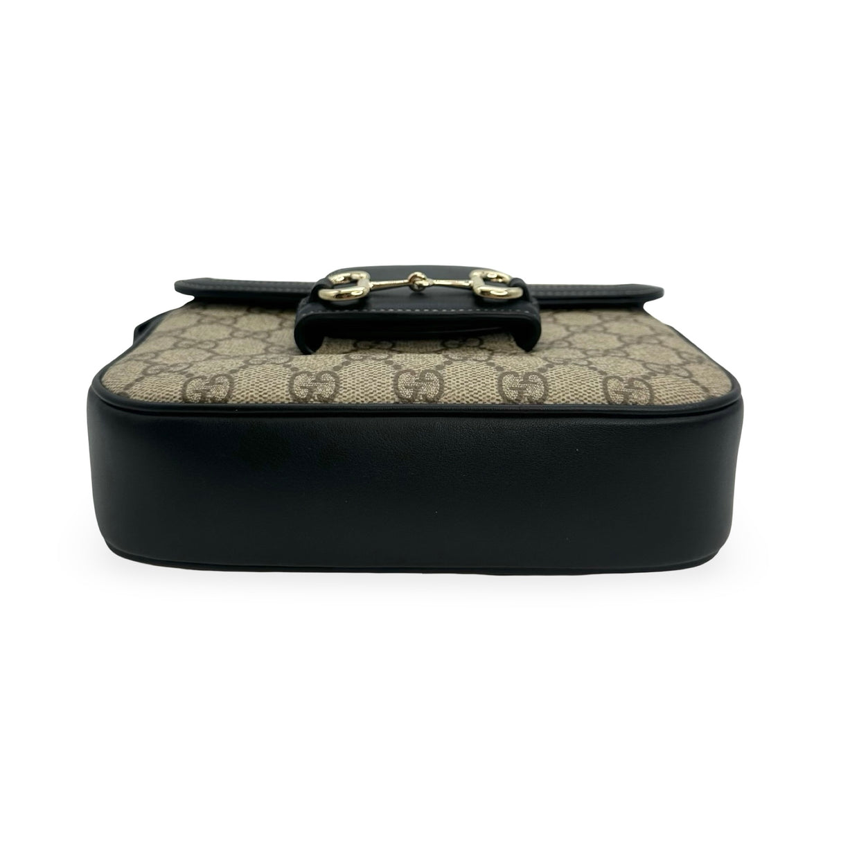 GUCCI: GG Supreme Small Horsebit 1955 Flap Bag