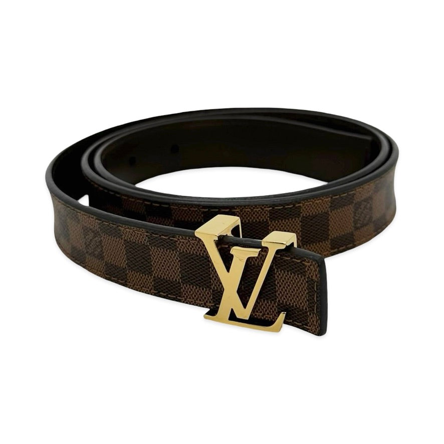 Damier Ebene Thin Reversible Initiales Belt