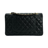 Quilted Caviar Medium Classic Double Flap