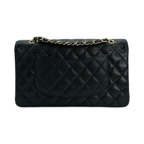 CHANEL: Quilted Caviar Medium Classic Double Flap
