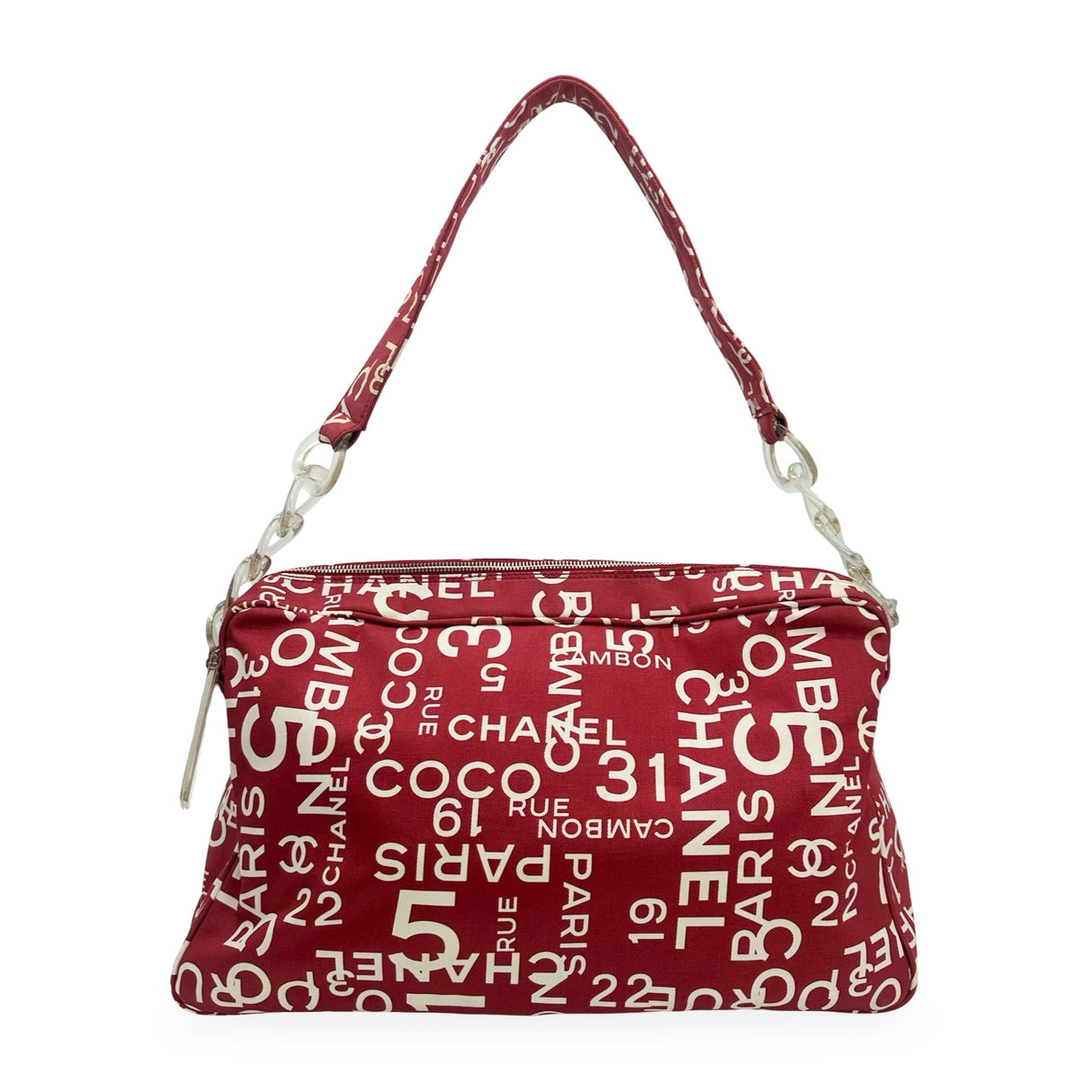 CHANEL: Canvas 31 Rue Cambon Shoulder Bag