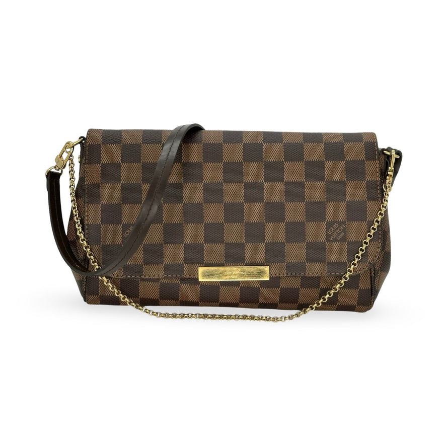 LOUIS VUITTON: Damier Ebene Favorite MM