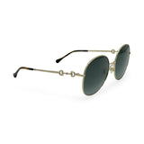 GUCCI: Horsebit Round Sunglasses