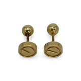 CARTIER: Pair of Gold Love Earrings