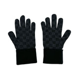 Wool Neo Petit Damier Gloves