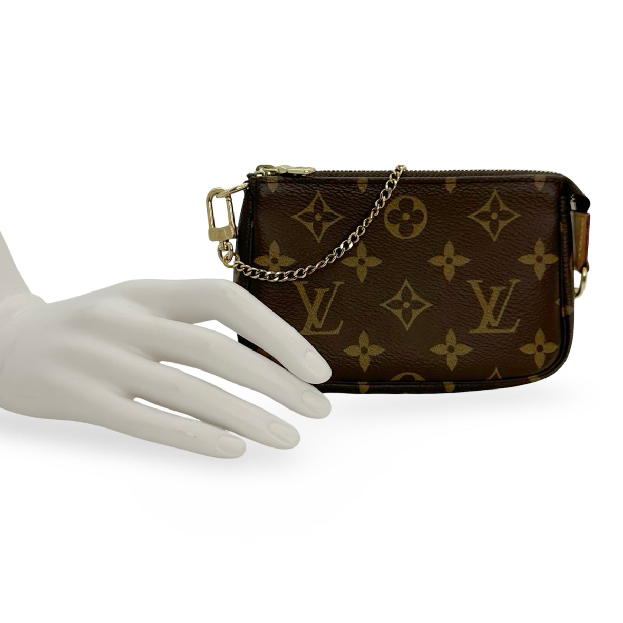 LOUIS VUITTON: Monogram Mini Pochette Accessoires