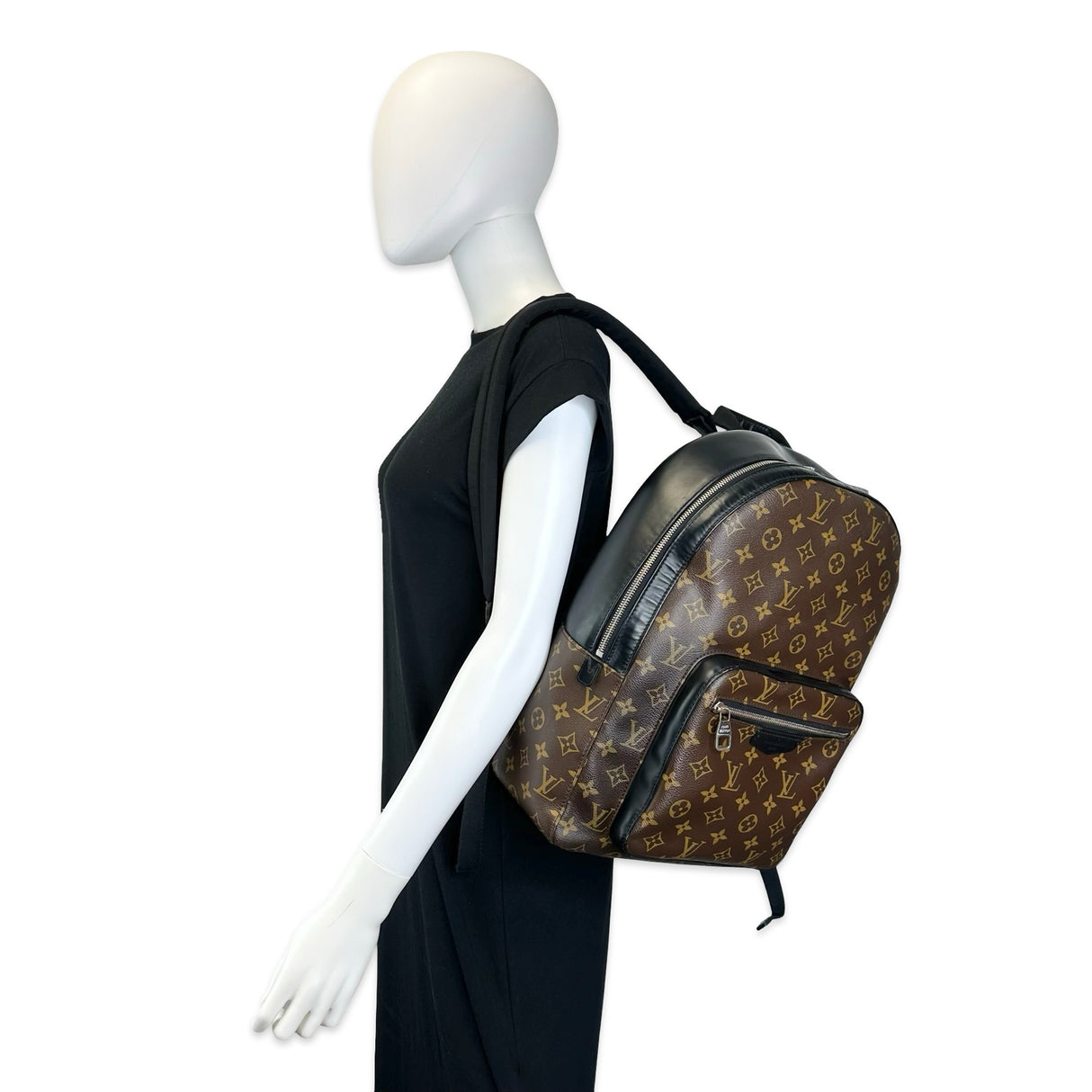 LOUIS VUITTON: Monogram Macassar Josh Backpack