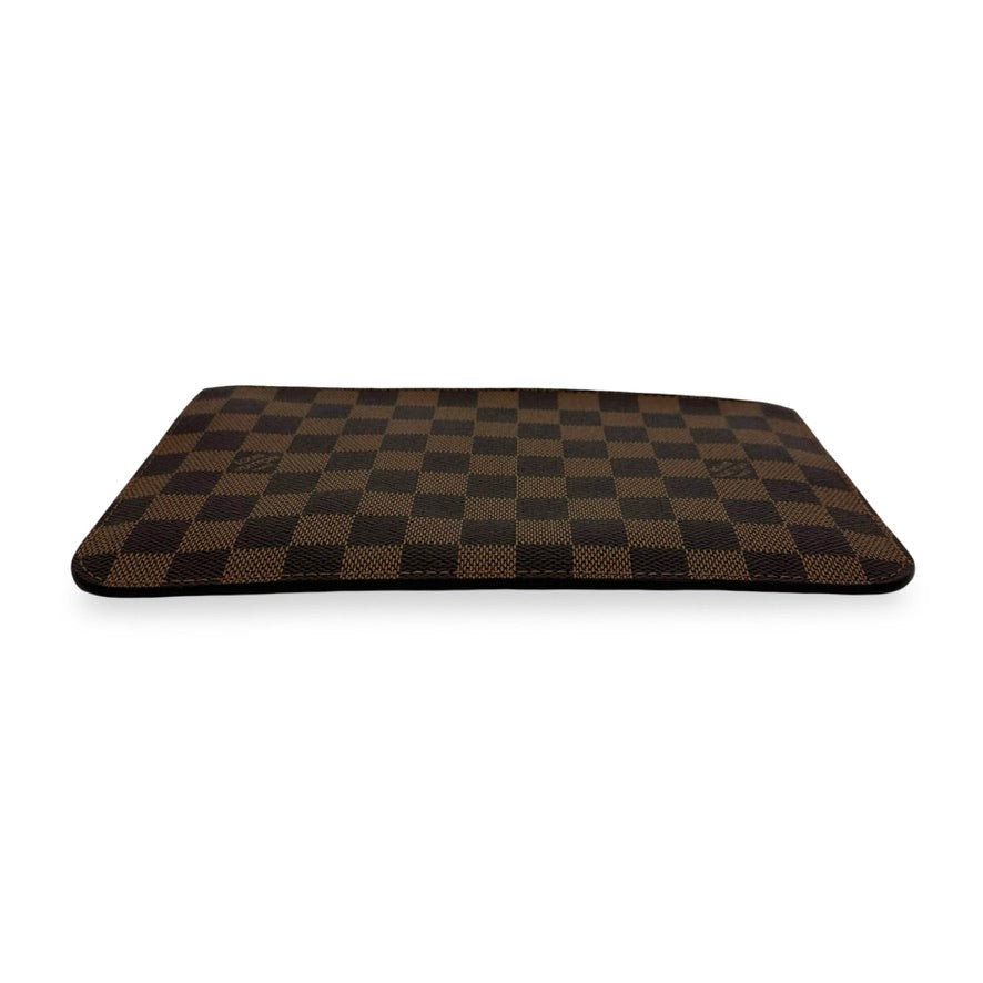 LOUIS VUITTON: Damier Ebene Neverfull Pochette