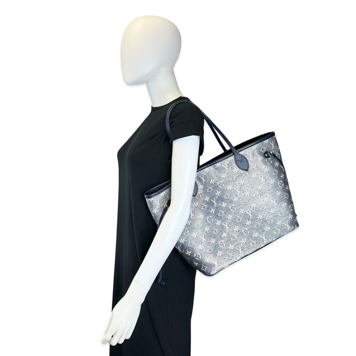 LOUIS VUITTON: Monoglam Neverfull MM