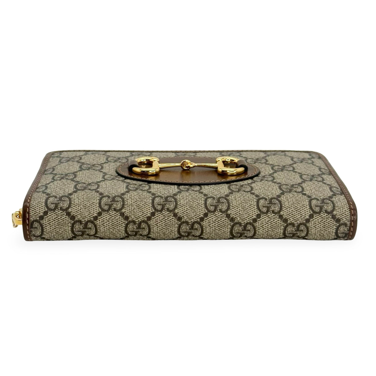 GUCCI: GG Supreme Horsebit 1955 Zip Around Wallet