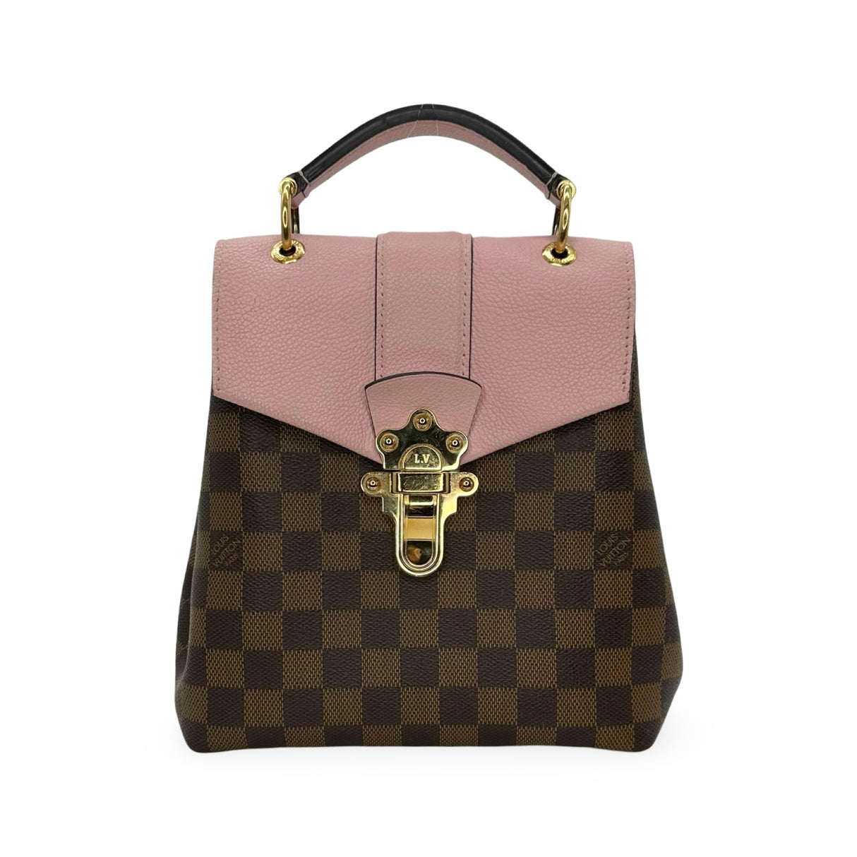 LOUIS VUITTON: Damier Ebene Clapton Backpack