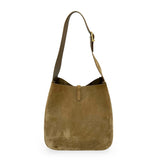 SAINT LAURENT: Suede Large Le 5 a 7 Hobo