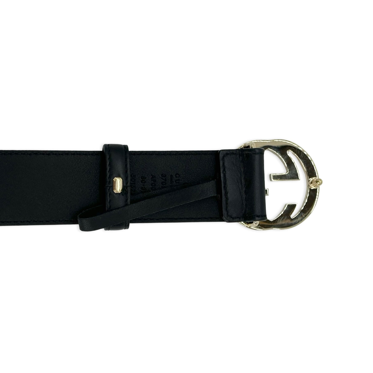 GUCCI: Leather Interlocking G Belt