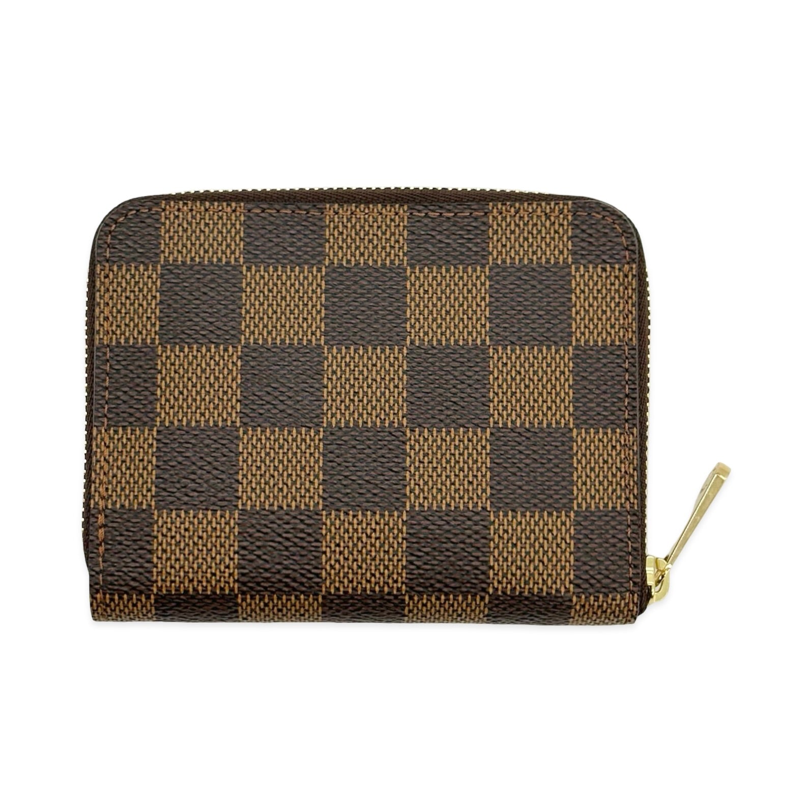 LOUIS VUITTON: Damier Ebene Zippy Coin Purse – Luv Luxe