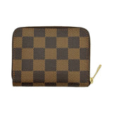 LOUIS VUITTON: Damier Ebene Zippy Coin Purse