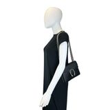 GUCCI: Leather Small Crystal Chain Shoulder Bag