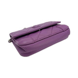 Quilted Lambskin Monochrome Wallet on a Chain