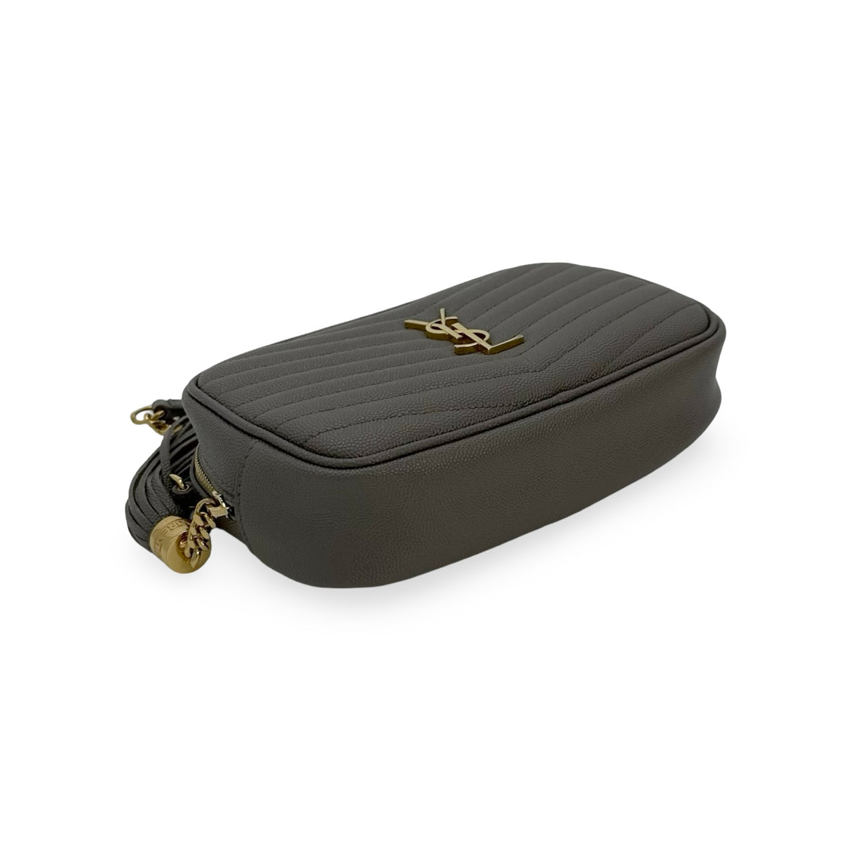 SAINT LAURENT: Grain de Poudre Mini Lou Camera Bag