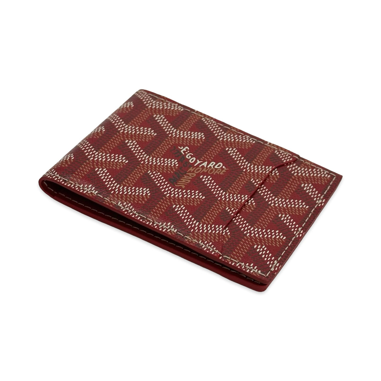 GOYARD: Goyardine Insert Victorie Card Wallet