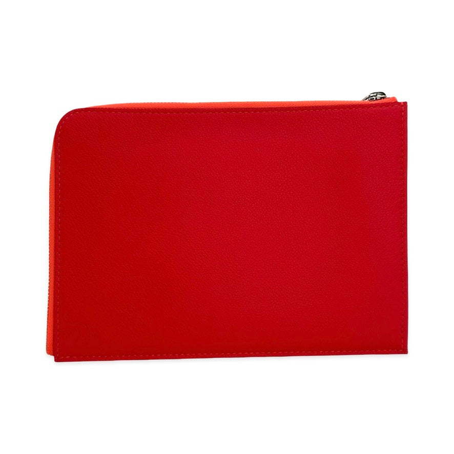 Taurillon Leather Poche Documents Portfolio Case