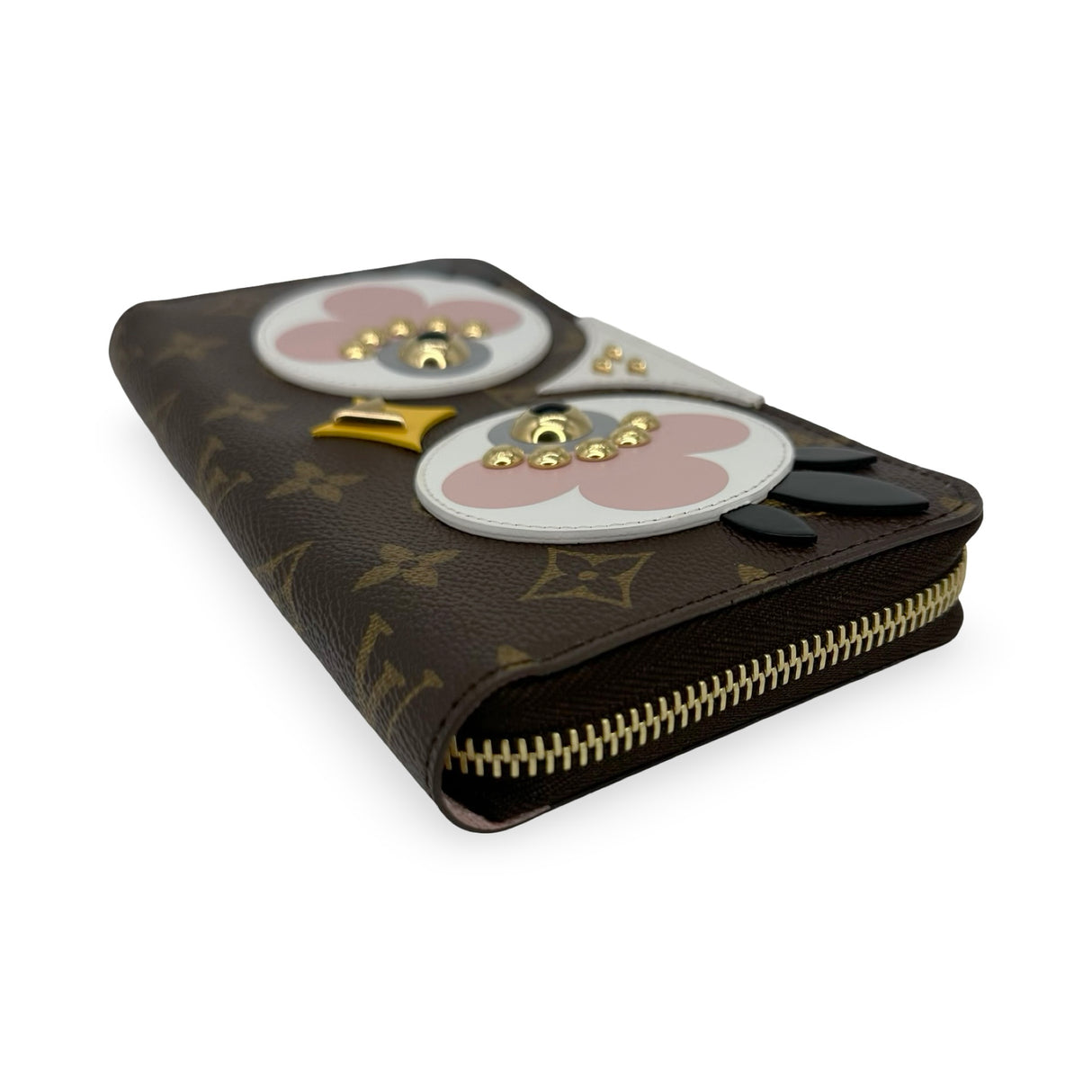 LOUIS VUITTON: Monogram Lovely Bird Owl Zippy Wallet