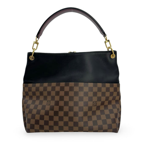 LOUIS VUITTON: Damier Ebene Maida Hobo